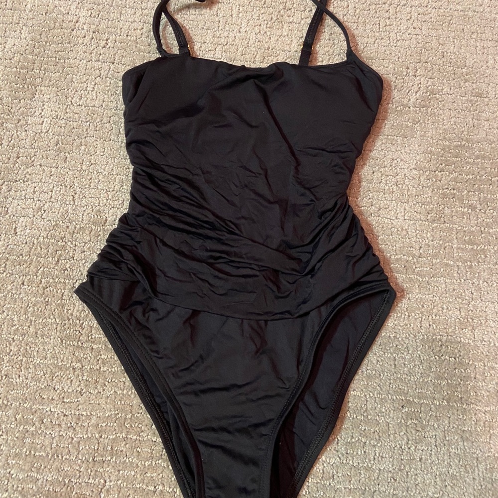 Black One piece Swimsuit